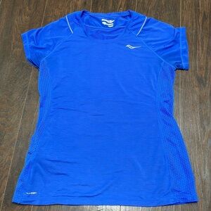 Saucony Blue running shirt